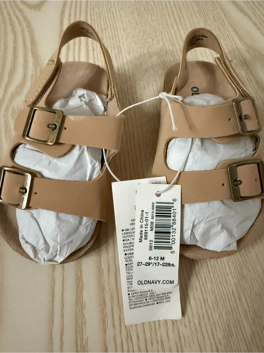 Old Navy Infant  Tan Sandals